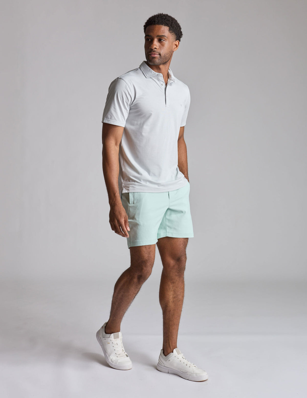 NoSweat Polo - Light Gray Heather (The Extra Inning)